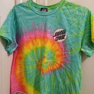 Santa Cruz Original Skateboarding Cropped Top Sz S